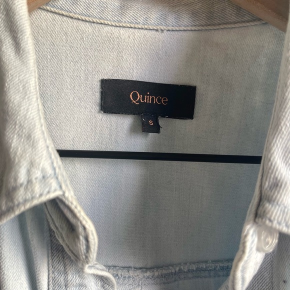 Quince Light Blue Denim Shirt - Picture 2 of 2